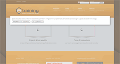 Desktop Screenshot of e-trainingsrl.it