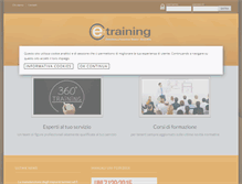 Tablet Screenshot of e-trainingsrl.it